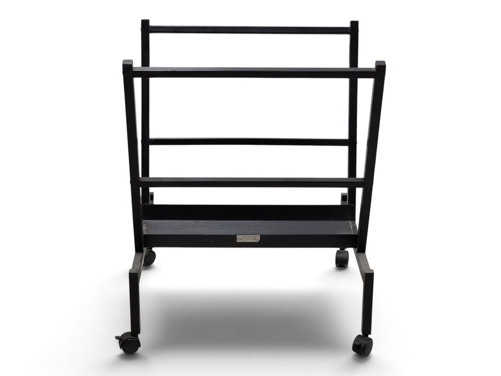 Art Print Rolling Floor-Level Display Rack