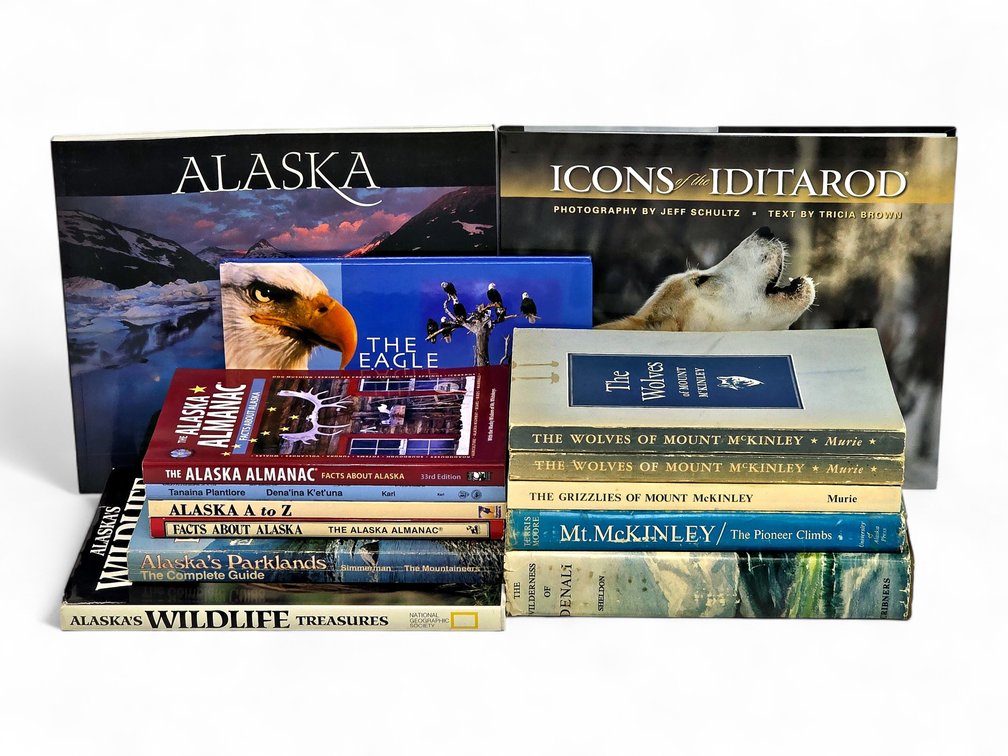 14x Alaska Wildlife, Outdoor & Reference Books