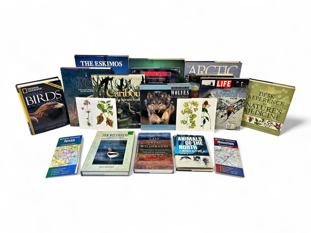 14x Arctic Wildlife Books, Plant Prints & More