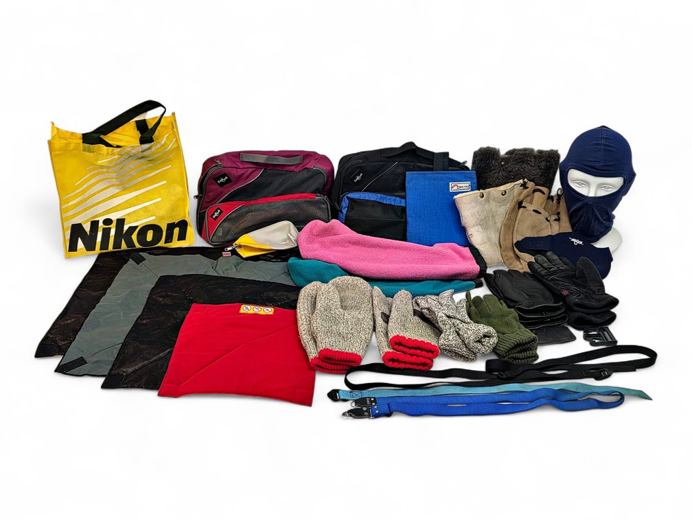 Fur, Hide & Suede Bags, Knit Mittens & Gloves & More