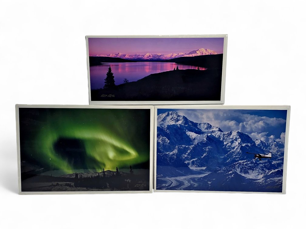 Johnny Johnson "The Edge of Night", "Night Goddess" & "High on Denali" Photographs