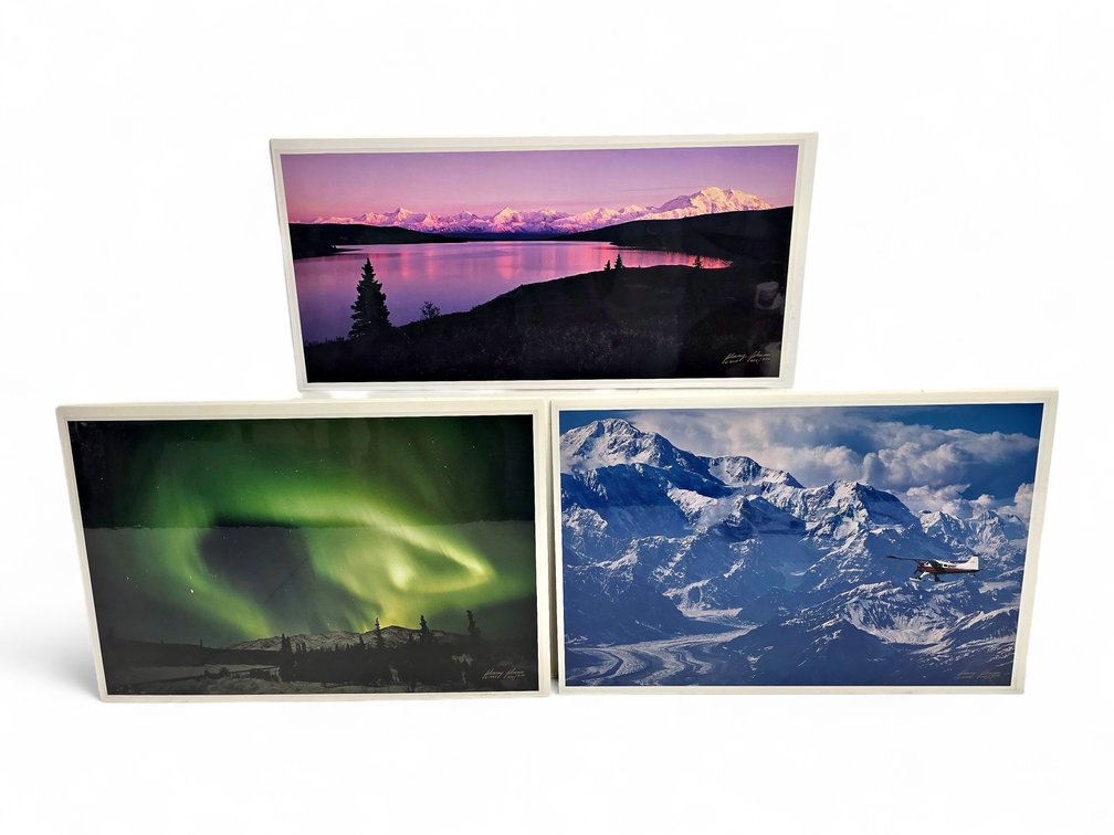 Johnny Johnson "The Edge of Night", "Night Goddess" & "High on Denali" Photographs
