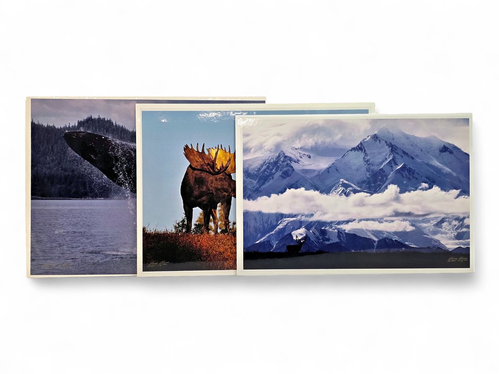 Johnny Johnson "Breach of Worlds", "Romancing the Dawn" & "Spirit of Denali" Photographs