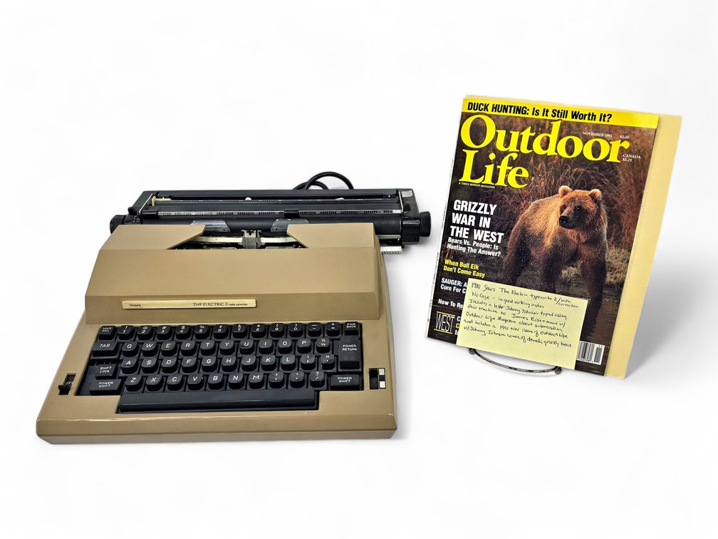 Sears The Electric 2 Typewriter w/ Magazine & Letter