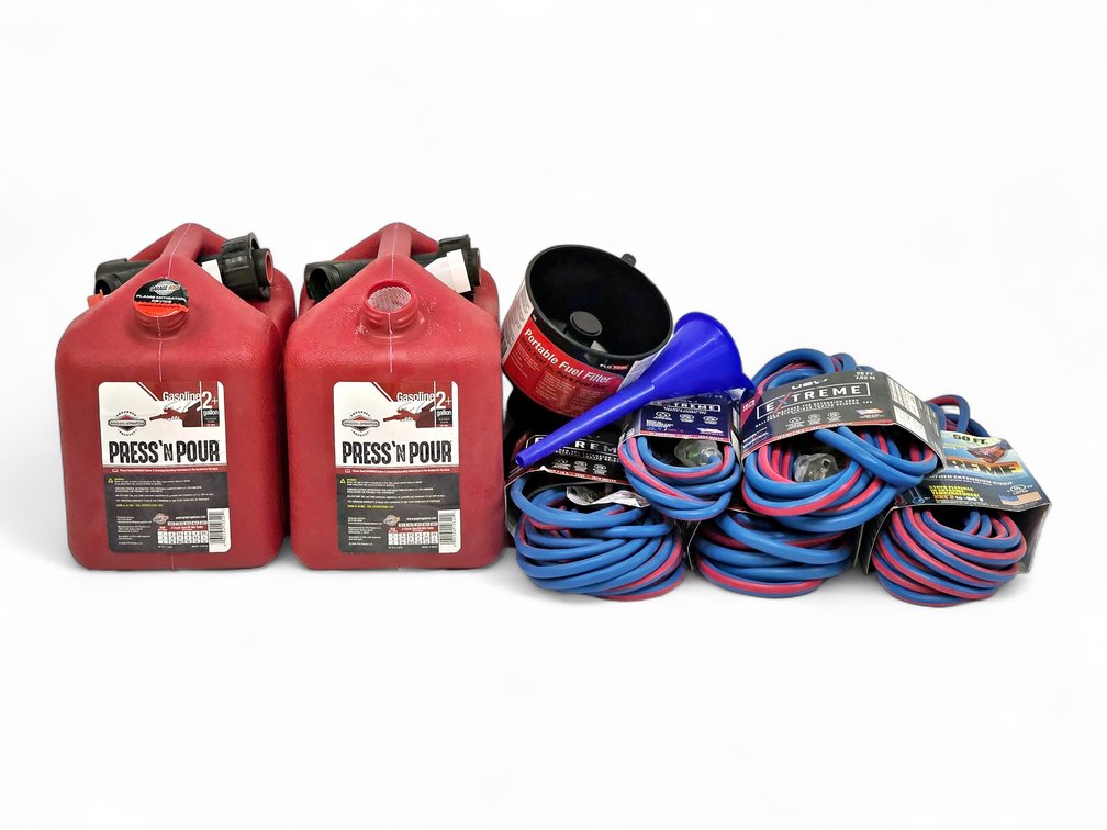 USW Extension Cords, Garage Boss Gas Cans & More