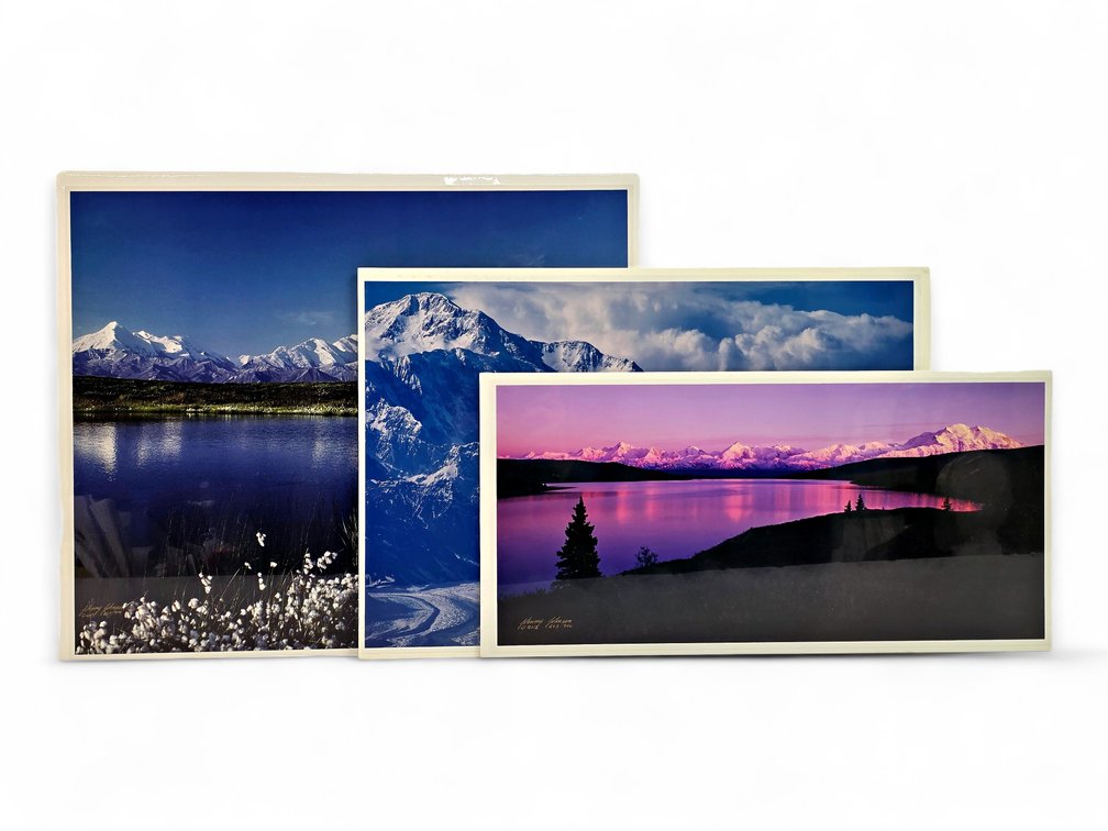 Johnny Johnson "Sacred Ground", "High on Denali" & "The Edge of Night" Photographs