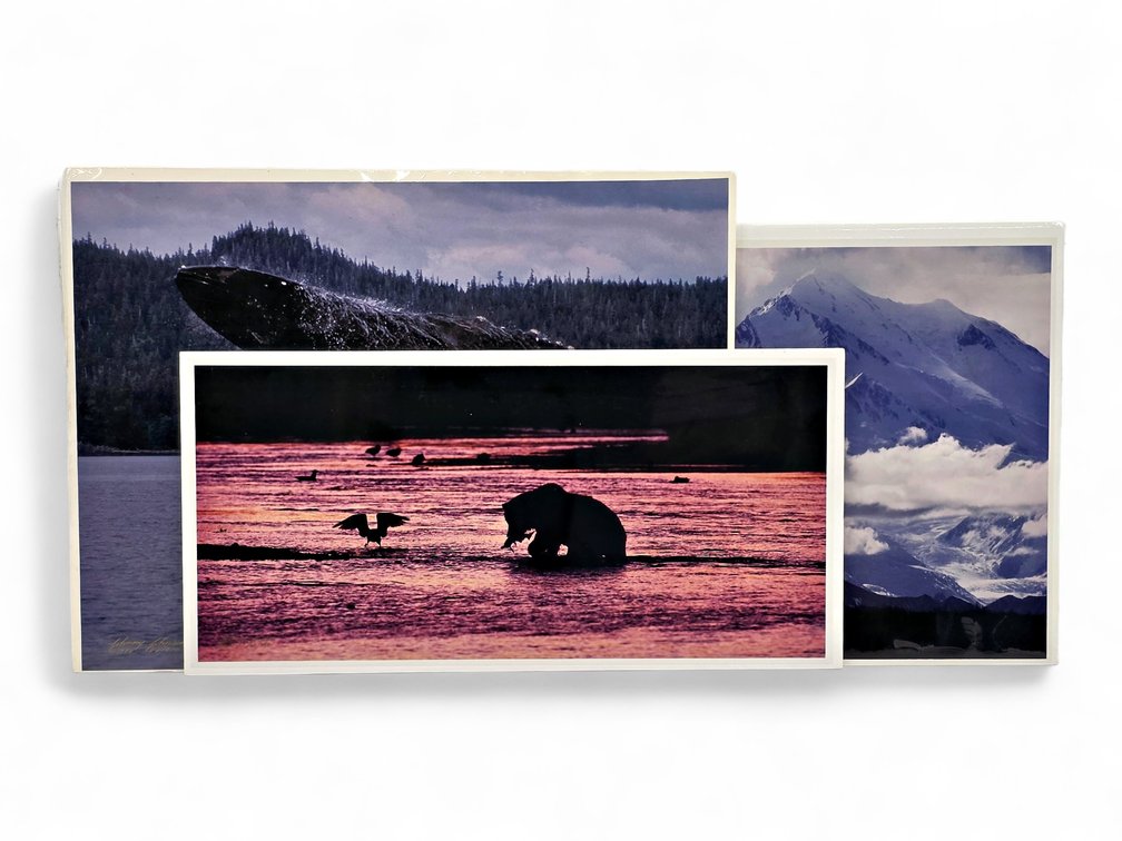 Johnny Johnson "Breach of Worlds", "Spirit of Denali" & "River Dance" Photographs