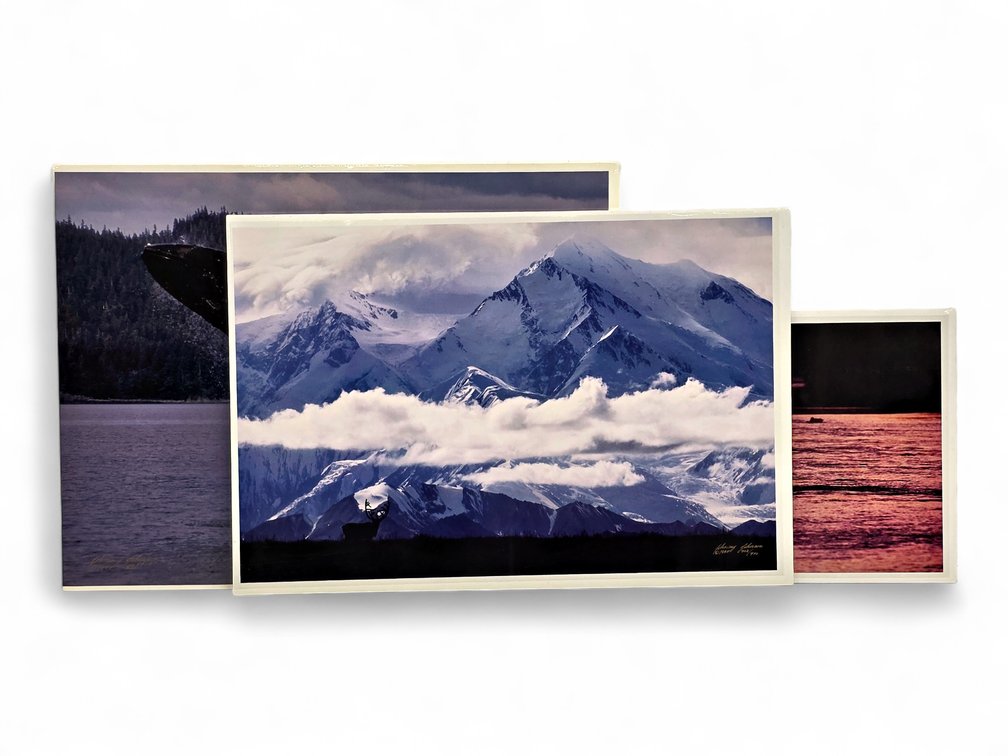 Johnny Johnson "Breach of Worlds", "Spirit of Denali" & "River Dance" Photographs