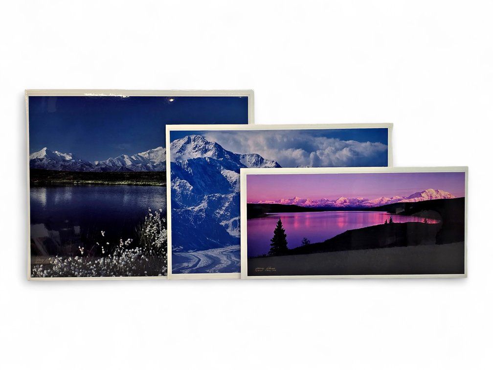 Johnny Johnson "Sacred Ground", "High on Denali" & "The Edge of Night" Photographs
