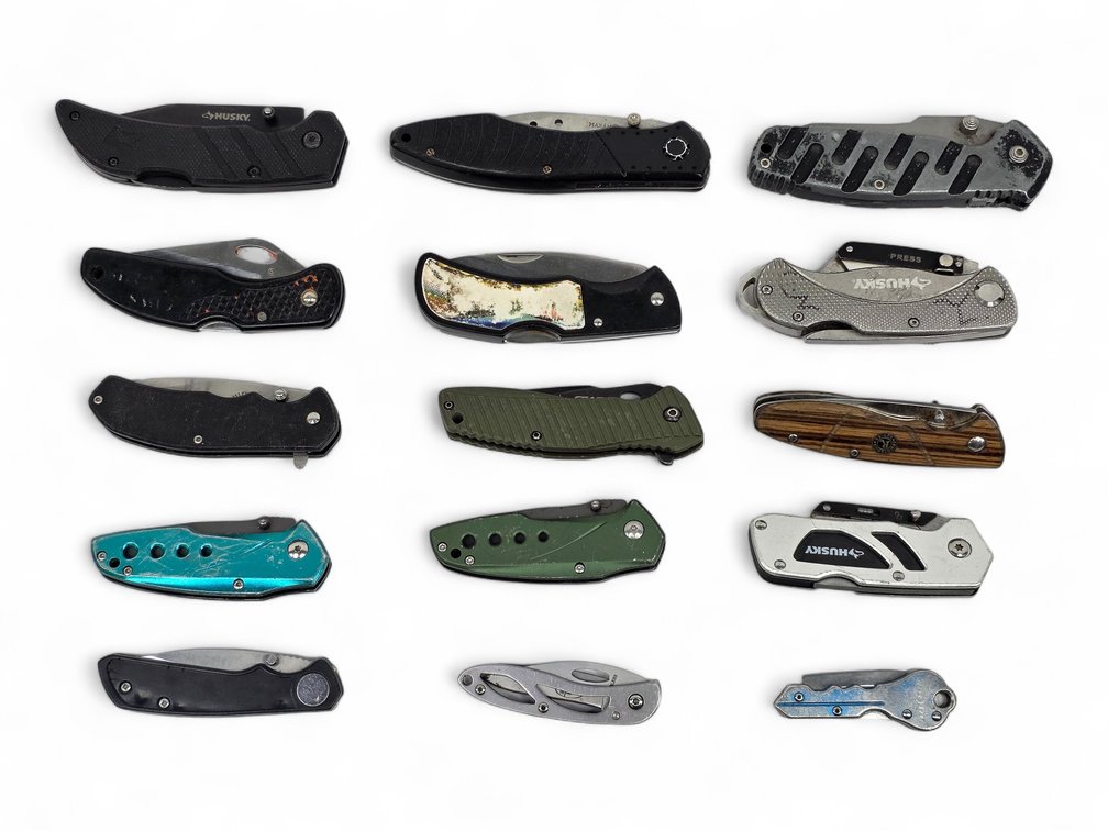 15 Knives & Cutting Tools: Husky, Maxam, Coast, Cabela’s & Smith & Wesson