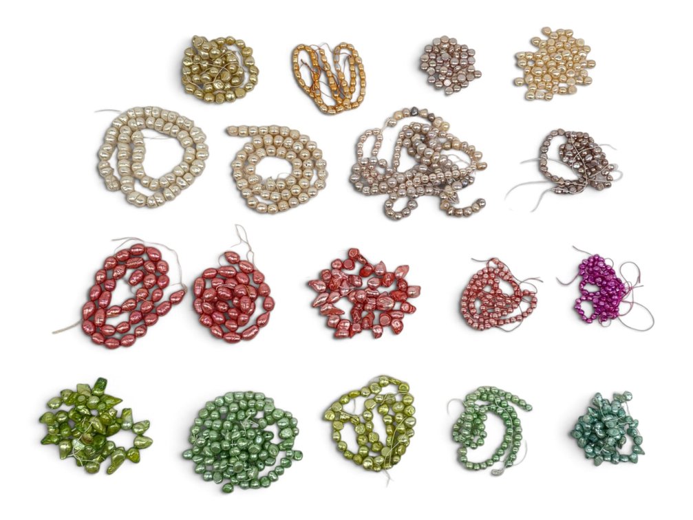 Multicolored Pearl Beads & Strands for Jewelry Making