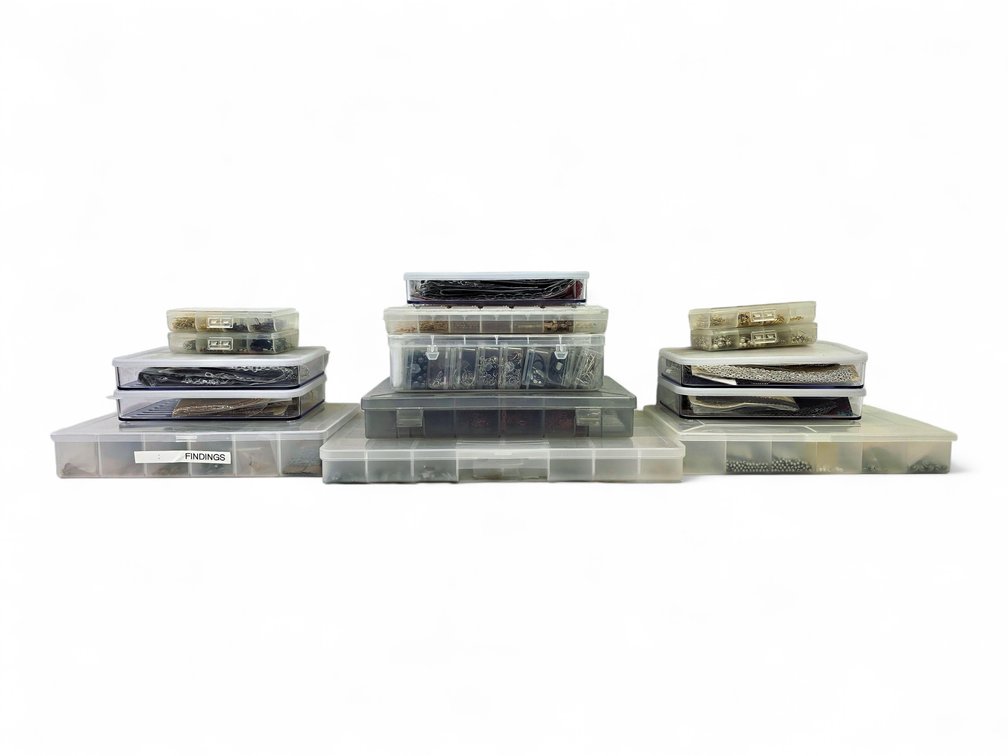 Jewelry-Making Chains, Findings & Beads in Storage Organizers