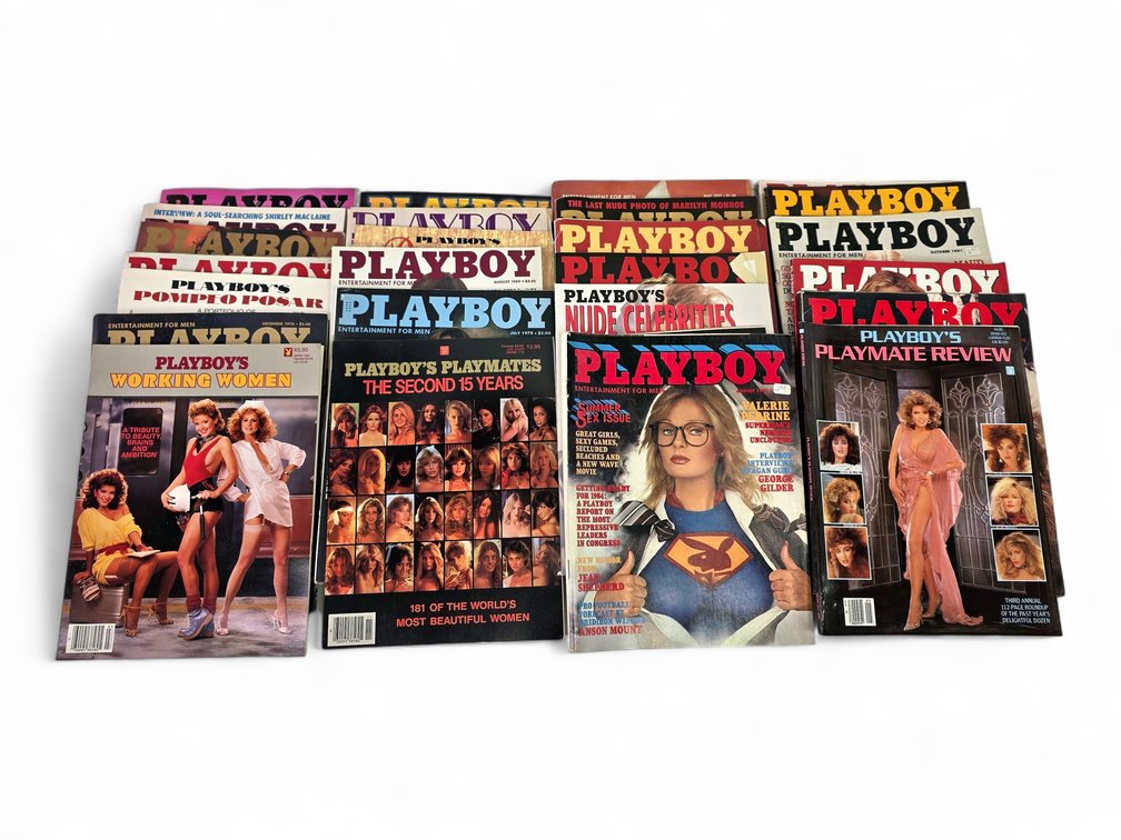 Approximately 25 Playboy Magazines & Special Editions