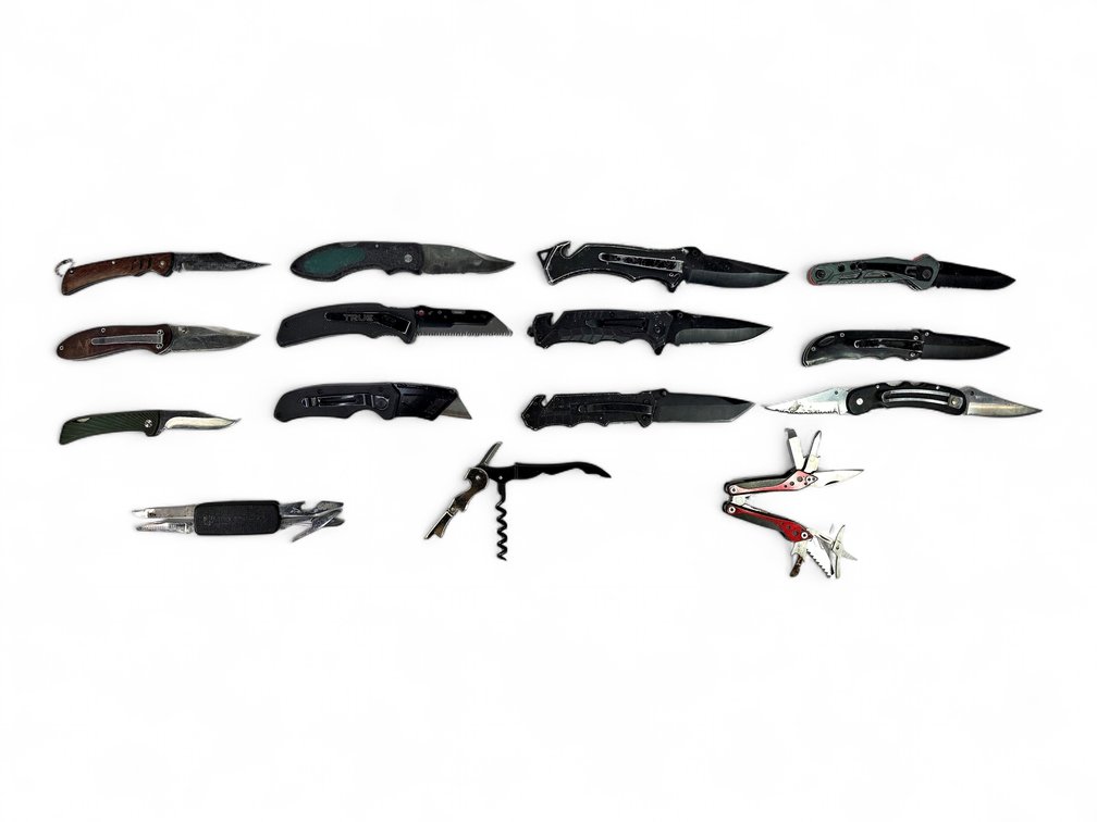 15-Piece Pocket Knife, Folding Saw & Multi-Tool Assortment with Sheffield and TRUE