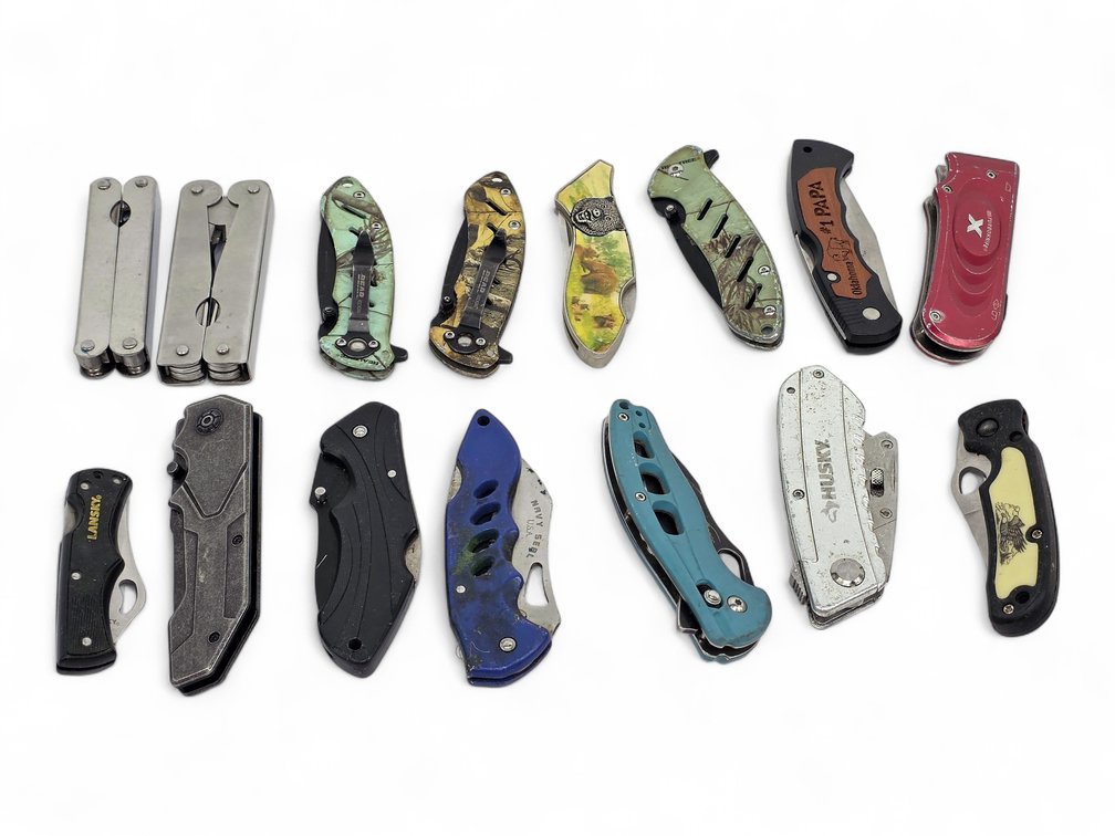 15 Folding Knives & Tools: Bear Edge, Albatross, Lansky, Coghlan's, Husky and More