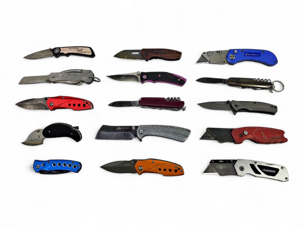 15 Pocket Knives, Utility Knives & Multi-Tools: Cabela's, Tac-Force, Husky & More