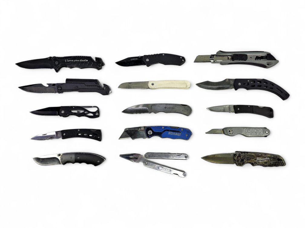 15 Knives & Tools: Browning, Camillus, Milwaukee, Coghlan's, Kobalt & Stanley