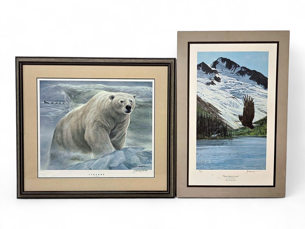 James Havens "Legends of Winter" & Jon Van Zyle "This Great Land" Signed Prints