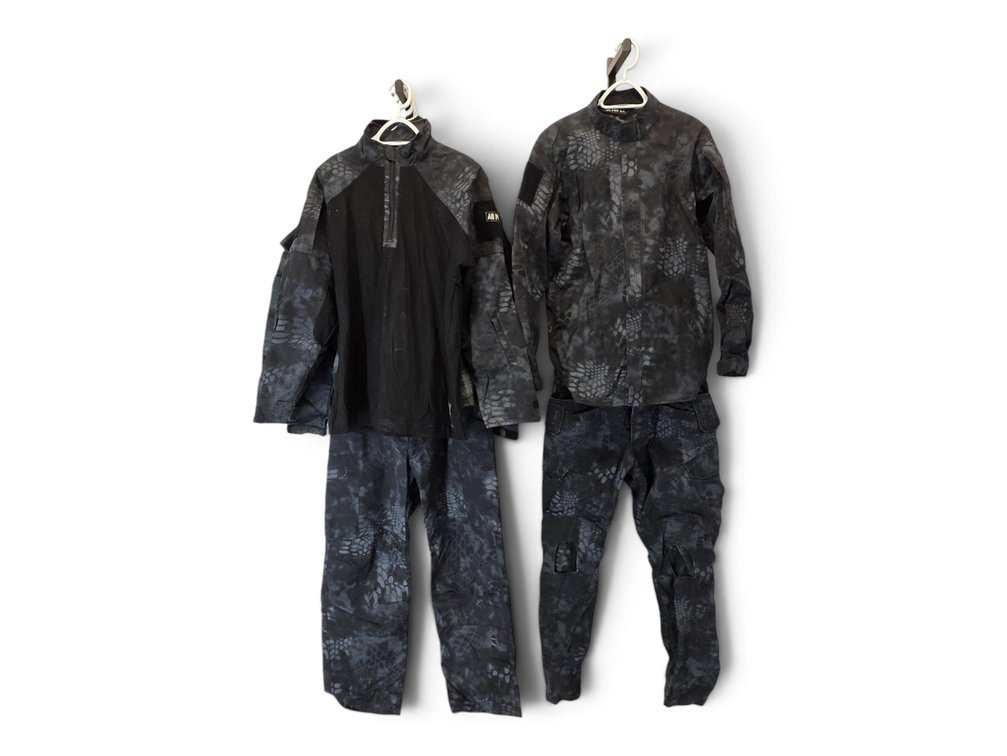 Eight Tactical Garments: OPS, Vertx, Tactical Performance & Propper, Medium–Large