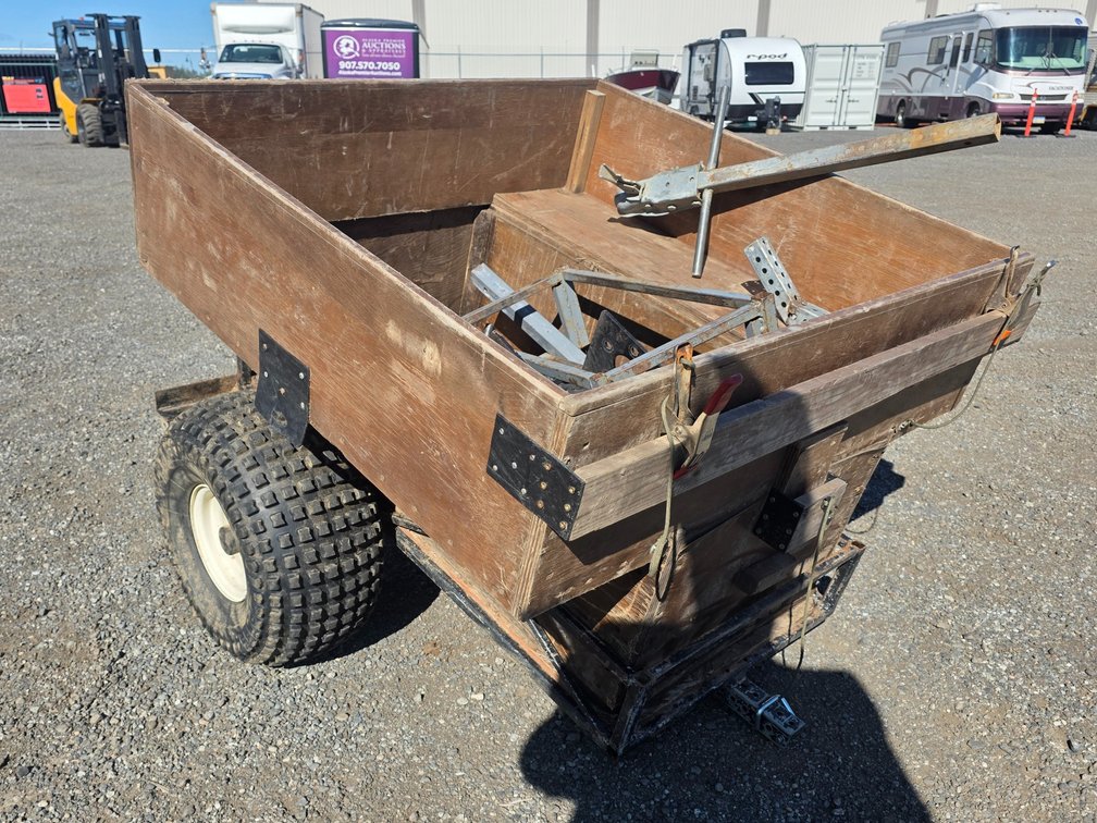 Homemade 42.5" ATV Utility Trailer w/ Ski Conversion Components