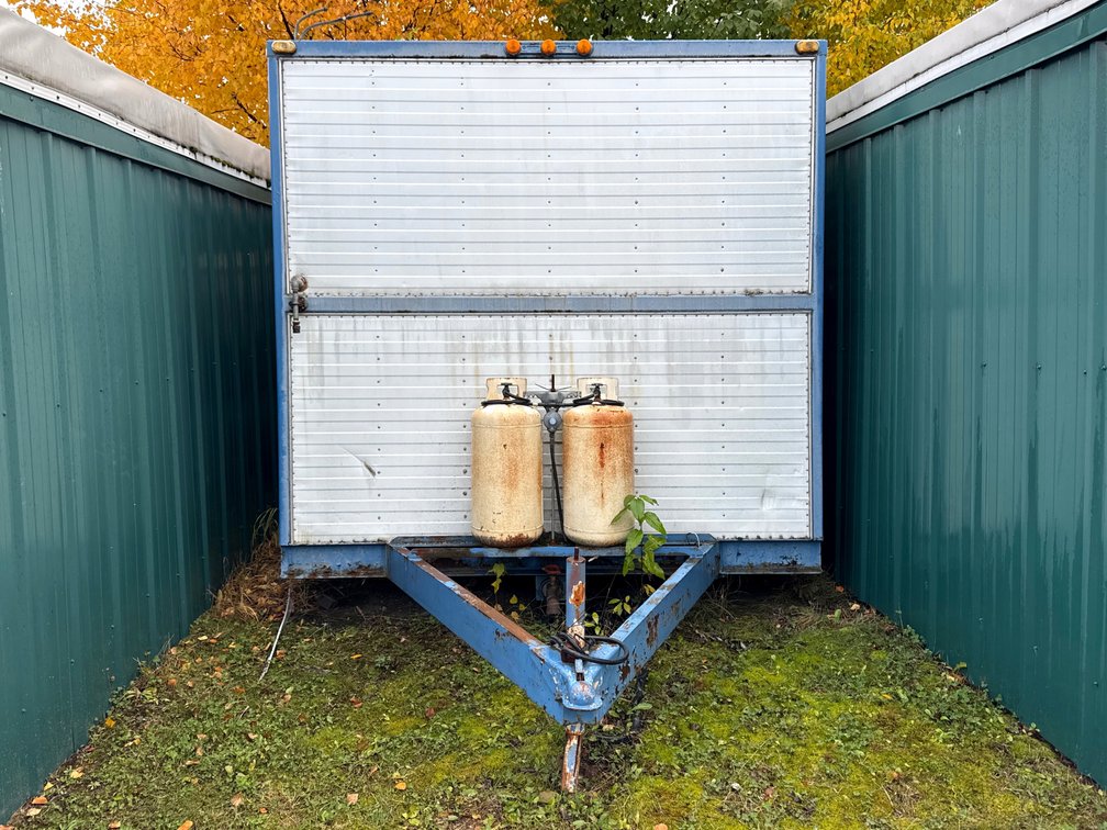 Enclosed Utility Trailer w/ Propane Tanks