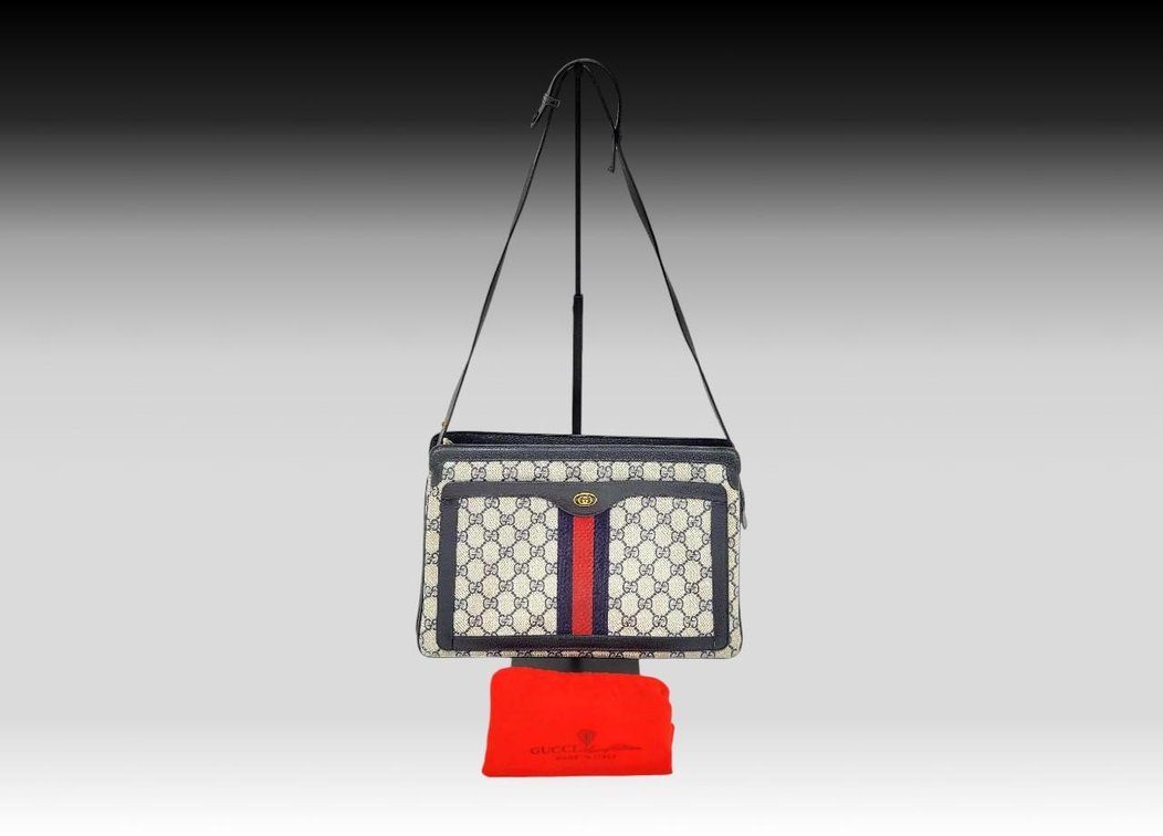 Vintage Gucci 'Sherry Line' Purse w/ Dust Bag