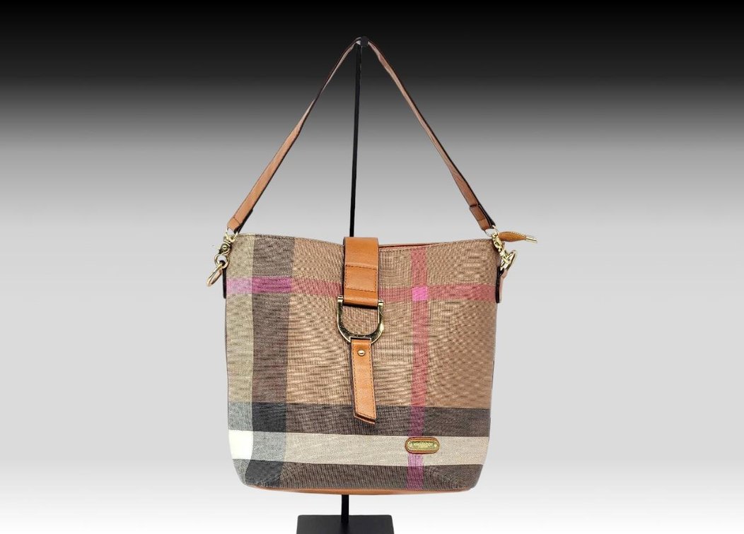 Burberry Canvas Bucket Bag