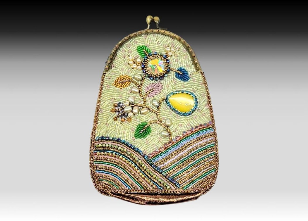 Small Beaded Coin Purse