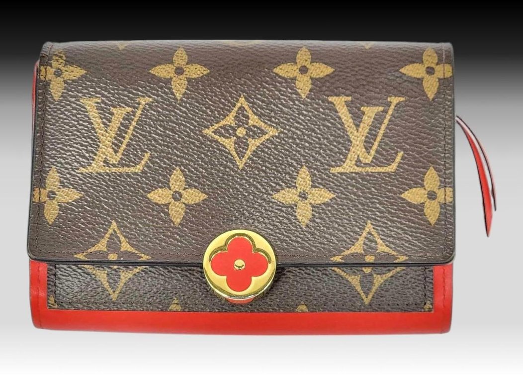 Louis Vuitton Monogram 'Flore' Compact Wallet