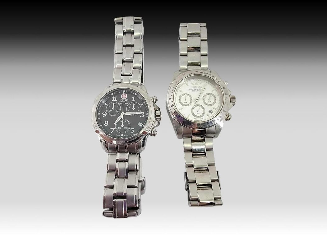 Men's Wenger Swiss Military & Invicta Speedway Sports Watches
