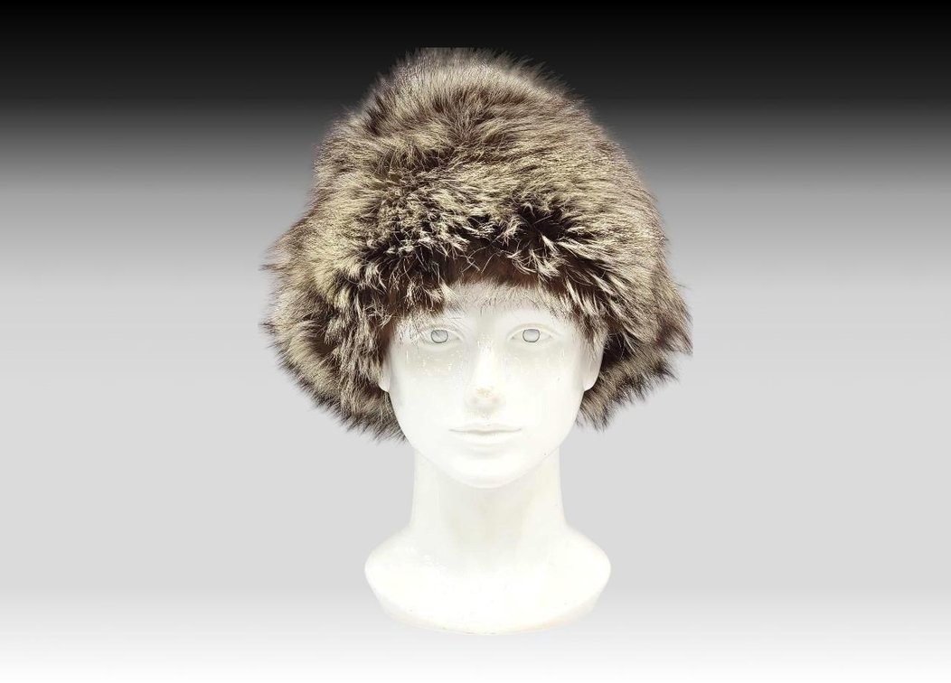 Nauiq Silver Fox Fur Hat