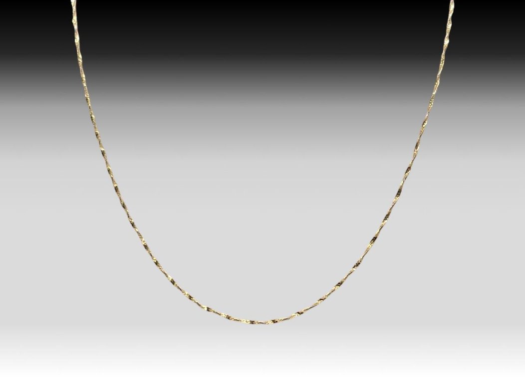 14k Yellow Gold Chain Necklace 