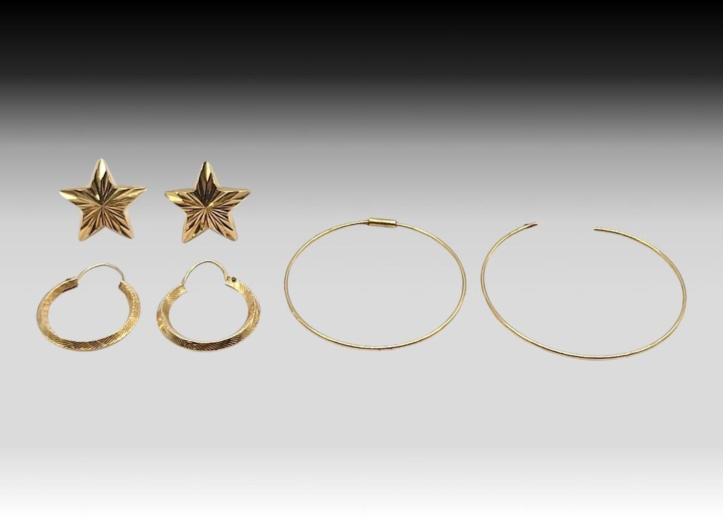 14k Yellow Gold Earrings