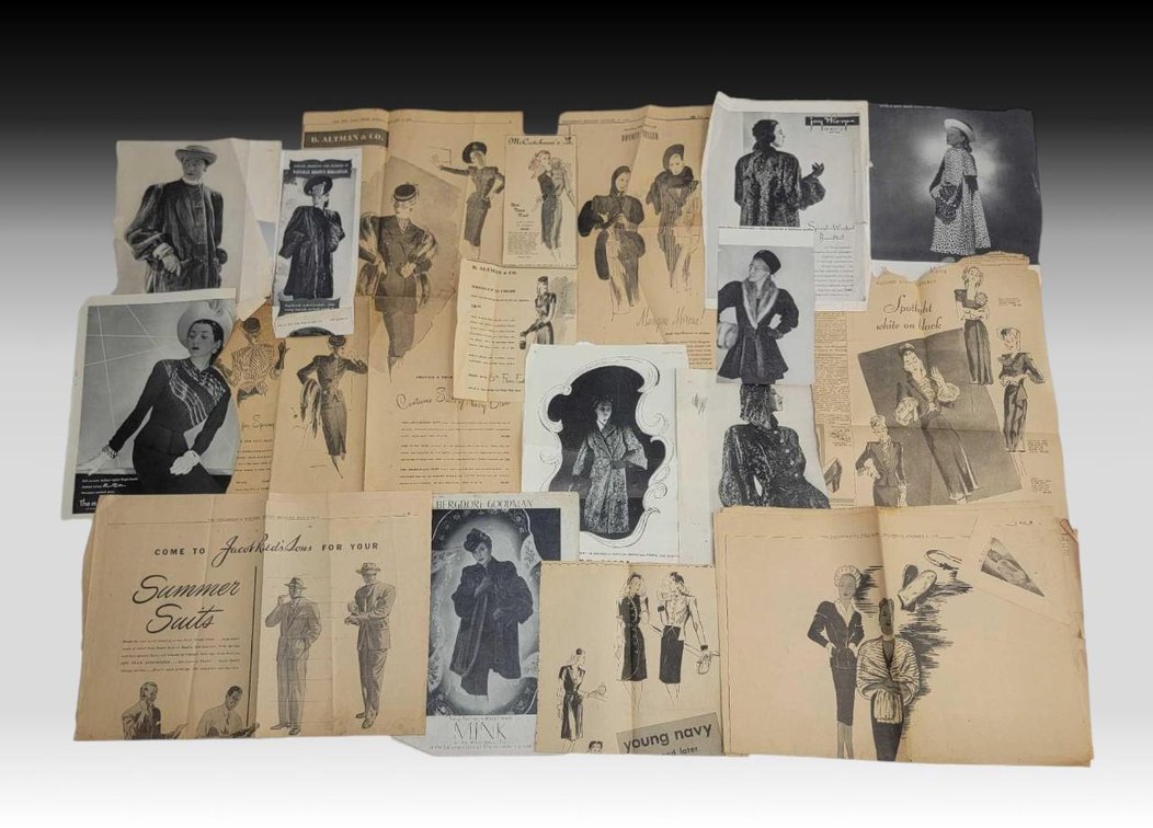 1940's Fashion Advertising Ephemera