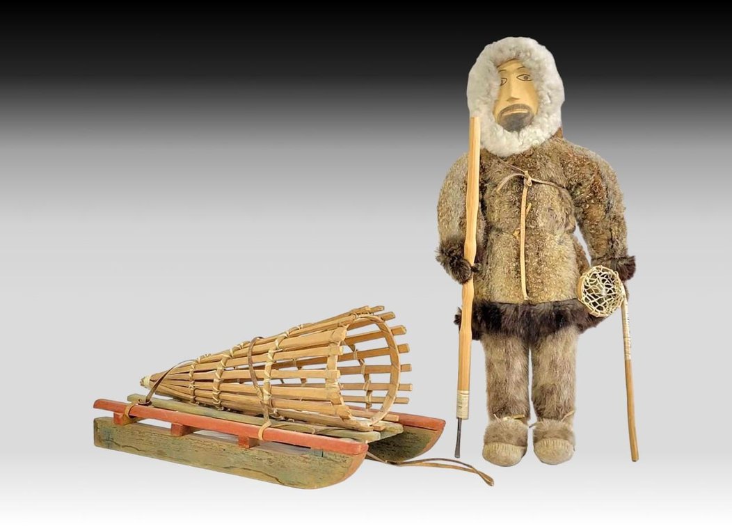 19" Massive Story Doll & Sled