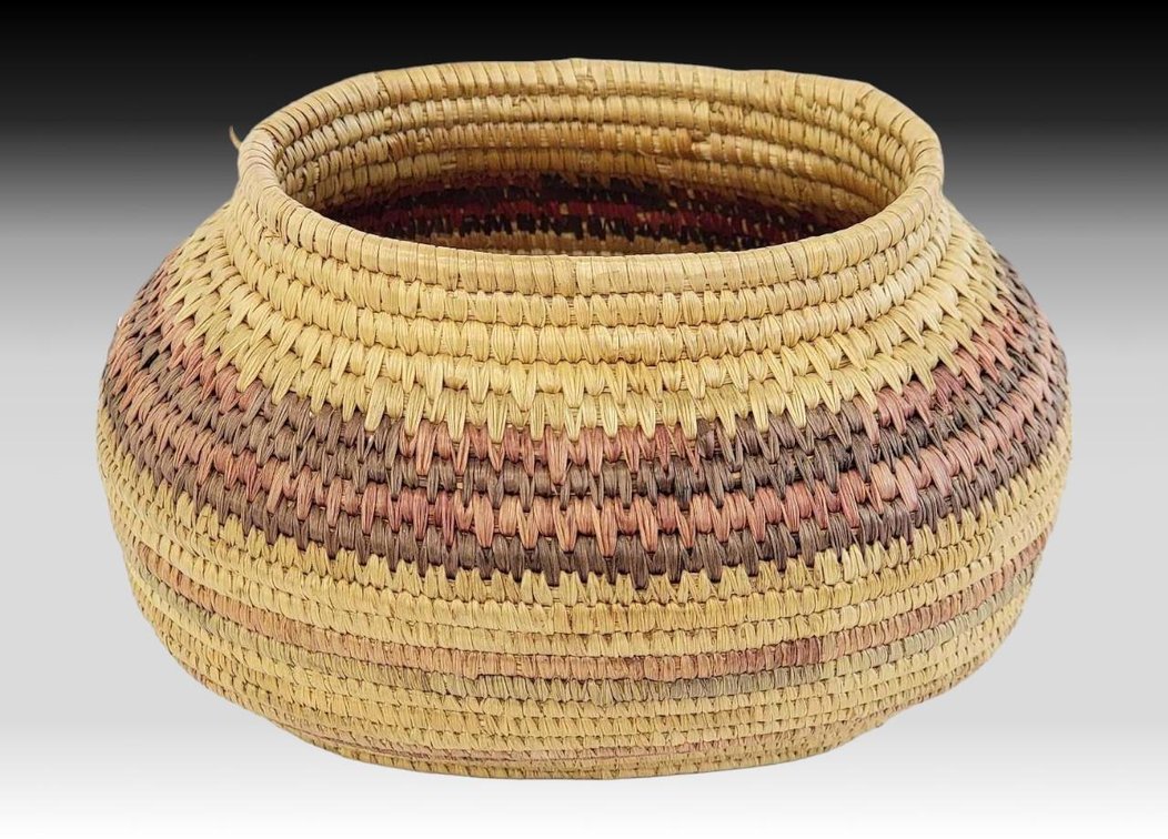 Yup'ik Grass Oval Basket 