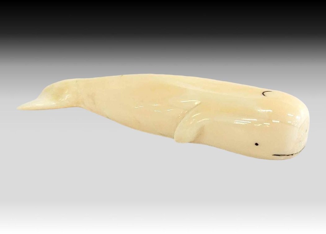 Beluga Whale Ivory Figurine - Greg Fournier