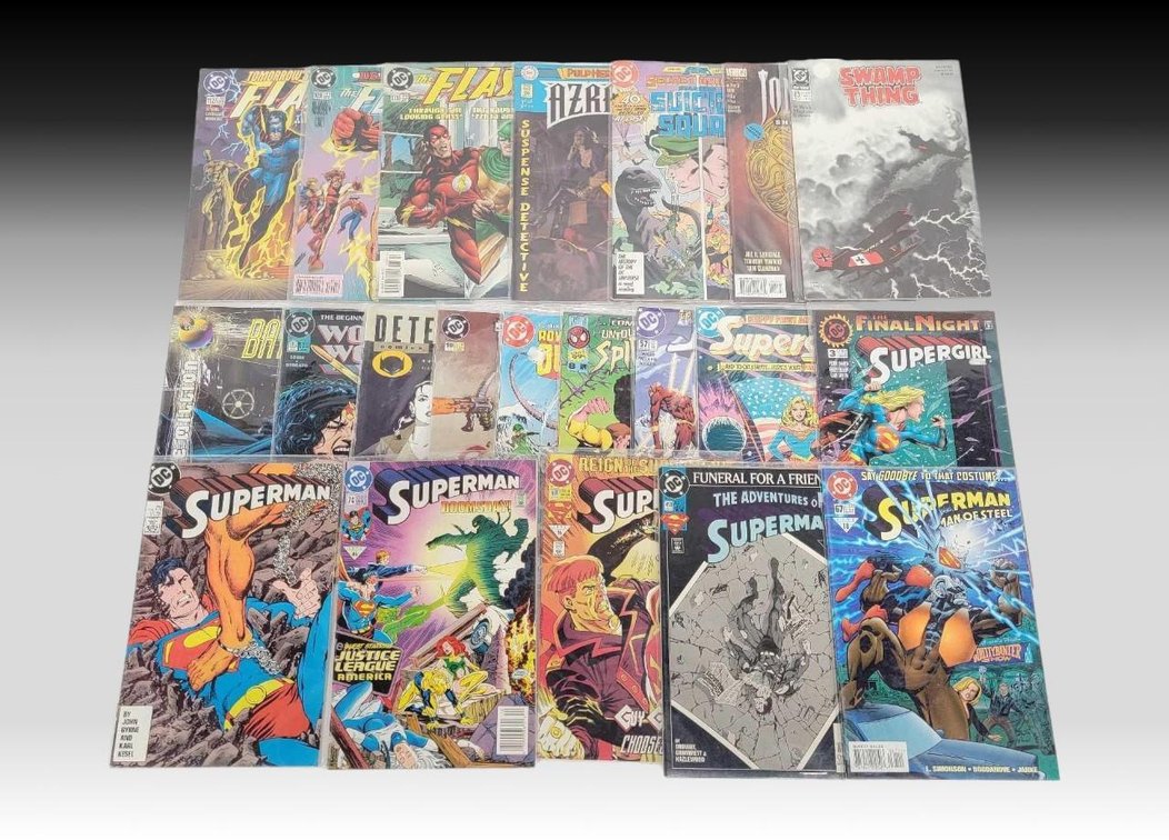 21x Marvel, DC Comics - Swamp Thing, Detective Batman, Supergirl & More