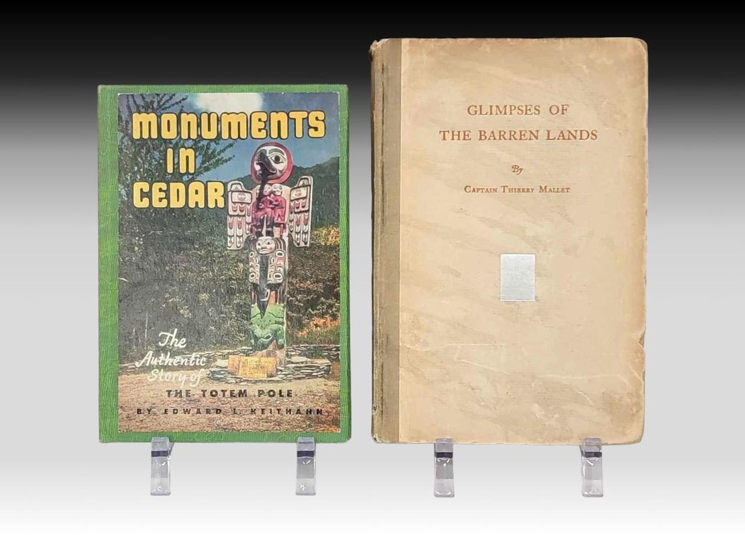 "Monuments in Cedar" & "Glimpses of the Barren Lands" Books