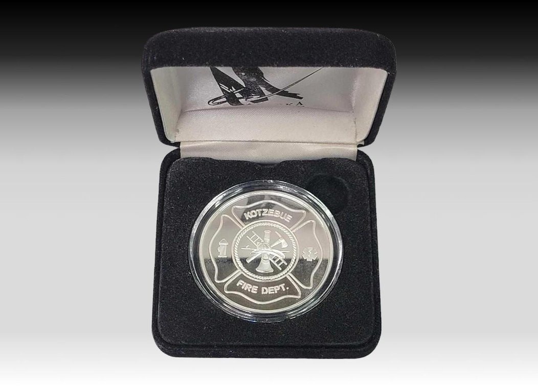 1 Ounce .999 Fine Silver Alaska Mint Kotzebue FD Medallion