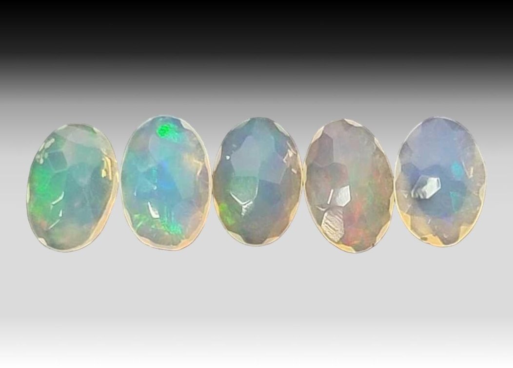 Faceted & Polished Ethiopian Opals