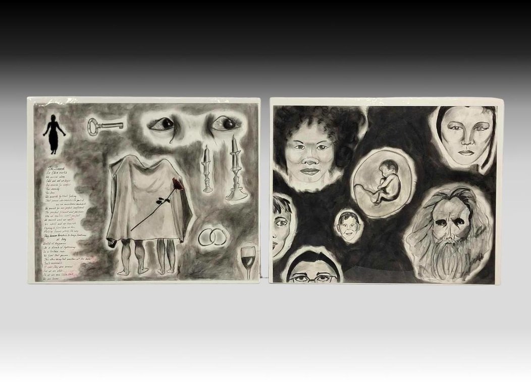 Original Charcoal Drawing 