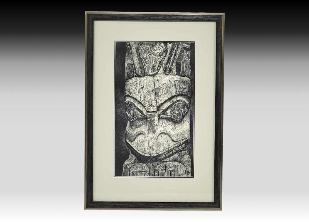 H.J. Henthorn Totem Drawing