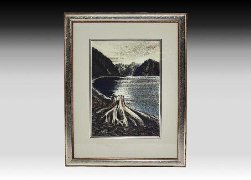Susan C. Swiderski Coastline Original Pastel
