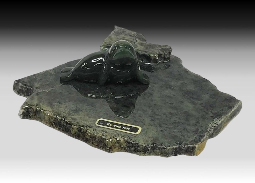 Jade Walrus Sculpture