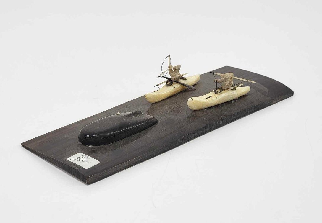Buddy Pestrikoff Baleen & Ivory Whale Hunters Diorama