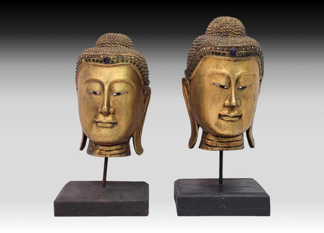 Buddha Head Busts