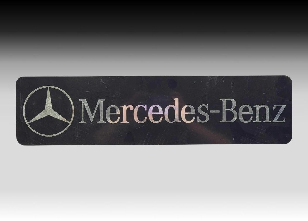 Mercedes Benz Metal Sign 