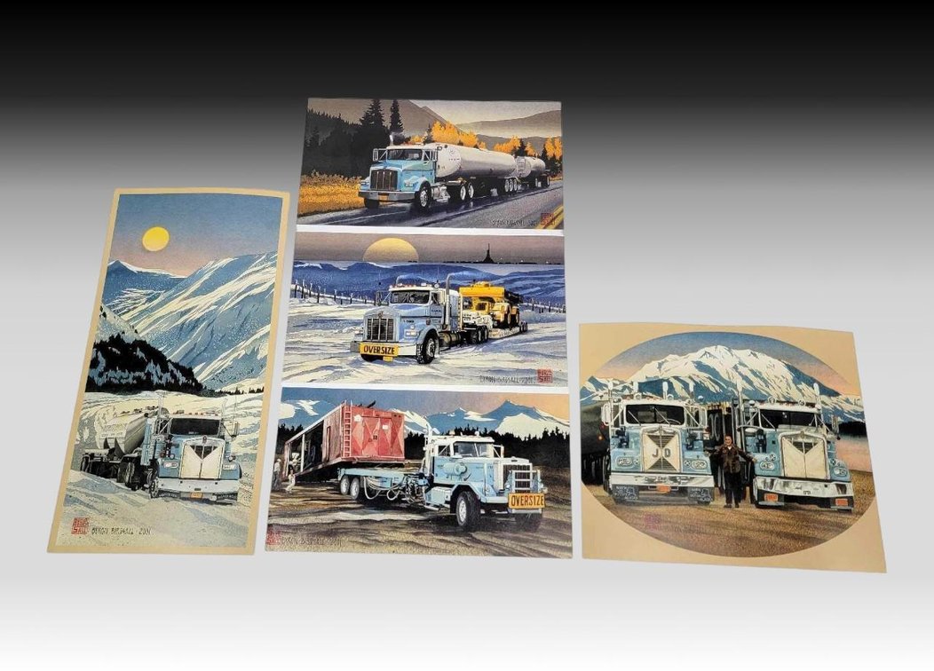 Byron Birdsall Semi Truck Prints