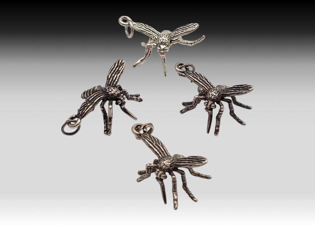 Sterling Silver Mosquito Charms